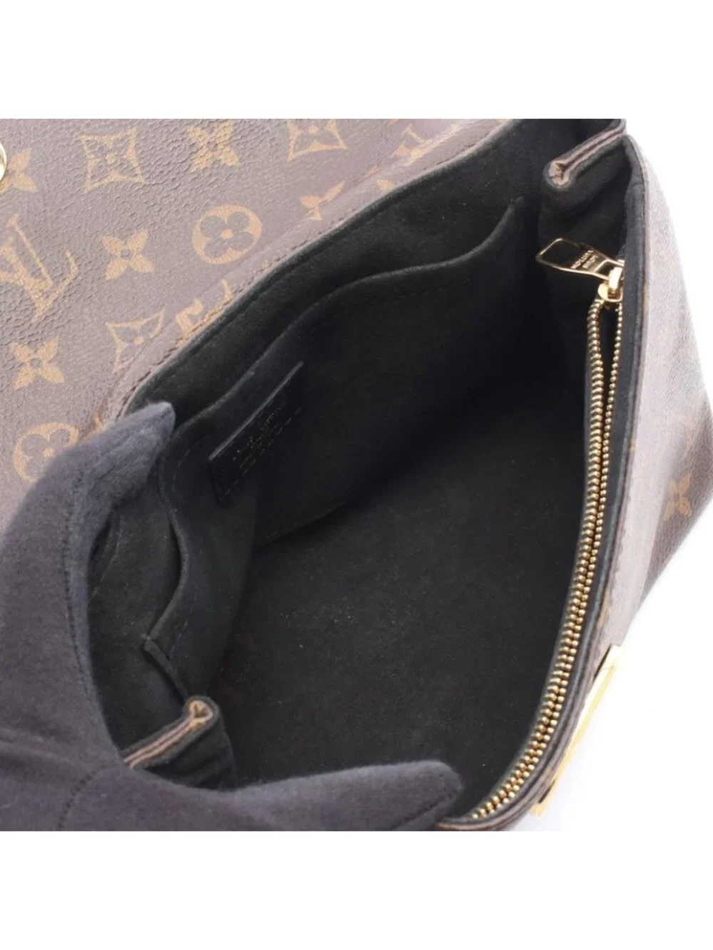 Louis Vuitton Shoulder Bag Sun Placido Monogram Noir Canvas Leather